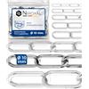 NietFullThings 12-metri 10-mm di spessore catena in acciaio inox V4A a maglia lungo da NietFullThings in un unico pezzo catena di ancoraggio DIN 5685 DIN 763 12-m