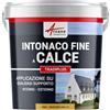 ARCANE INDUSTRIES Intonaco Fine a Calce Decorativo Interno Esterno 15 kg Mentone Giallo | Applicazione Facile, Aspetto Minerale, Microporoso, Lascia Respirare, Resiste Ai Uv, Pareti e Facciata - Arcane Industries