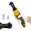 SWTHM Chiave a cricchetto senza fili da 3/8 compatibile con batterie Dewalt 18 V 20 V, 80 N.m 280 giri/min con adattatori da 1/4 e 1/2 per riparazioni auto e progetti fai da te