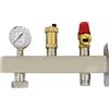 eletech Staffa per vaso espansione supporto a muro per vaso di espansione autoclave in acciaio inox per serbatoio acqua calda sanitaria fissaggio pressione kit collegamento di espansione (kit staffa)