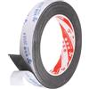 PATIKIL Nastro Adesivo In Schiuma Di Gomma Spugna 2cm x 2mm x 5 Metri Nero | Nastro Isolante Autoadesivo, Per Finestre Porte Insonorizzazione Guarnizione Per Condizionatori