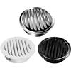 Generic 2 Pezzi Griglia Aerazione Tonda Acciaio Inox, 70 80 100 120 150 180 200mm, Copertura di Ventilazione per Presa d'Aria Muro, Argento/Bianco/Nero Griglia Aerazione(Silver,200mm/7.9in)