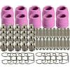 SUSEMSE 60 pezzi AG-60 SG-55 WSD-60P accessori per taglierina al plasma, ugelli per punte per bruciatori di taglio, accessori adatti per CUT-60 CUT50P CUT50