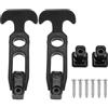 M METERXITY Confezione da 2 chiavistelli flessibili in gomma con impugnatura a T, 10,9 cm, flessibili con impugnatura a T, con viti per cassetta degli attrezzi, carrello da golf, motore,
