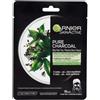 GARNIER - Pure Charcoal - Maschera Viso in Tessuto Idratante e Purificante per Pelli Normali o Miste
