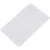 Yibuy 0.8 mm trasparente ovale patch Pad per sax alto/tenore, set di 8