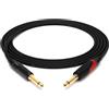 enoaudio Mogami 2524 Strumenti Cavo professionale | Neutrik Gold Silent Switch 6,3mm TS - 6,3mm TS | HiFi - 0,5 m