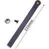 Marchfunny Fibbia per attacco snowboard, larghezza 23,5 mm, vestibilità sicura (B)