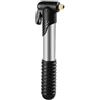 Elchuiaby Pompa portatile per bicicletta, mini gonfiatore manuale, 335 mm, portatile (nero)