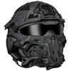 cuguoe Casco integrale con ventola, microfono e supporto for binocolo for esterni
