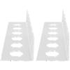 mingzhe Espositore per Palline in Acrilico da 2 Pezzi, Scaffale Galleggiante Trasparente a Parete per 12 Palline con Scanalature da 3 Cm, Pong, Baseball, Decorazioni la Casa