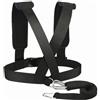 Qianly Imbracatura da Traino Professionale, Modello Standard Nero Con Fibbia Semplice Senza Blocco, Capacità Di Carico 100 Kg
