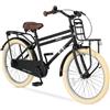 Deryan Cooper - Bicicletta per bambini da 20 pollici, con cavalletto, sella e manubrio regolabili, per bambini da 8 a 12 anni, colore nero