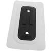 OKUMEYR Paddle Board Fin Base Replacement, Adattatore Pinna in PVC Bianco da 9 Pollici, Resistente alla Corrosione, per Accessori Tavola da Surf e Paddleboard
