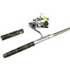 Puupaa Canna da pesca tascabile a forma di penna per viaggio telescopica in fibra di vetro 1M 1.4M estensione in lega di alluminio bobina kit leggero