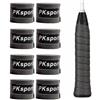 QEAS 8 impugnature antiscivolo, 250 mm, per tennis overgrip, assorbe il sudore, materiale PU EVA, ammortizzante, autoadesivo, per racchette da tennis, badminton, squash, paddle, canne da pesca, colore