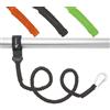 MOPHOEXII Guinzaglio estensibile per kayak e paddle SUP, cordicella a spirale per kayak e sup paddle, canne da pesca