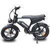BRIFUGO 20 pollici 4.0 Fat Tire E-Bike Cargo per adulti, potente motore 48V brushless e-bike, telaio in lega di alluminio, forcella di sospensione bici elettrica con portapacchi per uomo e donna