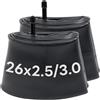 FengCan 26x2.50 26x3.0 Camera d'aria per bicicletta 62/75-559, 26 pollici camera d'aria bici per 26x2.50 26x3.0 Camere d'aria bicicletta da strada/mountain/ebike 26x2.5-3.0, AV32mm valvola Schrader