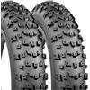 GRELiving Pneumatico Fat Bike 20x4.0 (102-406), Bicicletta elettrica e MTB, Striscia cuscinetto a motivo granuloso, Massima aderenza su neve/sabbia/fango, 30 PSI