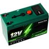 HJGHY Batteria al Litio Ferro fosfato 12V Batteria al Litio