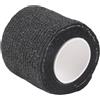 Butyge Bendaggio autoadesivo, fascia avvolgente per ginocchia, , caviglia, palmo, spalla, 5 cm x 4,5 m, nero