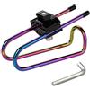 WANGZEYU Ammortizzatore MTB Ammortizzatore for Sella Bicicletta, Ammortizzatori Posteriori for Bici, Dispositivo di Sospensione in Acciaio for