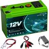 HJGHY Batteria al Litio Portatile da Esterno da 12 V 10 Ah