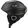 Nukinp Casco da sci, regolabile, per attività all'aperto, con sottogola rimovibile, con fodera spessa, per bambini, ragazzi, uomini, donne, taglia M