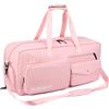 Generic Borsa Porta Racchette Borsa Tennis Borsa Sportiva Custodia Attrezzatura Borsone Palestra con Sezione Scarpe E Protezione Termica in Tessuto Poliestere, Array, Rosa