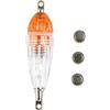 Marchfunny Luce da pesca in plastica trasparente 7,79 g impermeabile (bianco)