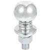 PHENOFICE Trailer Ball M19 50mm Cromata Zincata 3500lbs per Carrello | Parti Rimorchio, Atmosfera Estiva, Traino Affidabile, Protezione da Pioggia, Ruggine e Sporco
