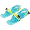 Dilwe Mini Pattini da Sci Pattini da Corti Regolabili ABS Nylon Lega di Alluminio 17,7 X 5,7 Pollici Bordo in Metallo Zaino Easy Stop Pronto per Adulti Sentieri Innevati Invernali Piste