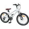 SYDE Mountain bike da 24 pollici, 6 velocità | Telaio in acciaio, sospensione 40 mm, sedile regolabile, freni sensibili