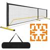 Gralara Court Markers Rete da Pickleball Portatile Kit con Marcatori Perimetro Campo Telaio Acciaio Cinghie Stabilizzanti Assemblaggio Rapido Adatto per, color to 3