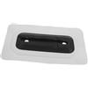 VANZACK Supporto Pinna Paddle Board Bianco in PVC, Adattatore per Scatola Pinna da Surf, Durata nel Tempo, Ricambio per SUP Gonfiabile