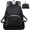 WHGHG Zaino da viaggio pieghevole e leggero, 20 l, in tessuto Oxford 420D, impermeabile, con spalline larghe imbottite, striscia di sicurezza riflettente, per escursionismo, ciclismo, pendolarismo