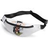 MHYRAC Marsupio a forma di asino, regolabile, per corsa, camminata, escursionismo, Cane Shiba Nero, 36*15cm, Marsupio