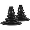 TOYANDONA 2 Pezzi Protezione Cavi in Gomma Nero per Cavi Elettrici e Resistente alle Intemperie per Barche e Yacht