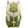 MotiveTech Zaino Trekking Impermeabile Zaino Escursionismo Zainetto Pieghevole Zaino da Giorno in Poliestere con Cinghia Pettorale E Passanti per Accessori, Verde, color to 2
