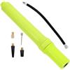 FRCOLOR Pompa Aria Portatile Mini per Palloni e Biciclette in Abs Giallo Gonfiaggio Rapido e Funzione di Emergenza per Uso Sportivo e Outdoor