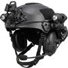 cuguoe Set casco leggero in ABS da 740 g con occhiali for cuffie e supporto for binocolo