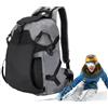 kivrimlarv Borsa per scarponi da sci, zaino da campeggio, 30 l | Borsa portaoggetti per stivali da snowboard per sciatori, snowboarder, viaggiatori, appassionati di palestra, campeggio