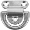 MERRYHAPY Trailer D Rings, Anello D per Barca, D Ring Mounting Plate, Acciaio Inossidabile, Argento, per Accessori Barca e Carico