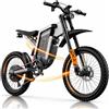 SLDBK X21 MAX Mountain Bike Elettrica per Adulti, Bici Elettrica Fuoristrada con Batteria Rimovibile 60V 30Ah al Litio, Grande Autonomia, Coppia Elevata, Freni Idraulici, Sospensioni Complete, LCD e NFC