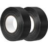 PATIKIL 2pz Nastro per Campo di Pickleball 50mm x 72M Kit di Marcatura Nero | del Campo da Pickleball, per Campi Tennis Interno/Esterno Pallavolo Badminton