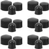 NESTINGHO 18 Pollici Supporti di Ricambio per Skateboard in Pu Nero, Guida Silenziosa e Riduce L'attrito, per Skateboard e Cruiser Board