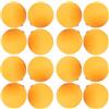 TOYANDONA Palline Pingpong per Allenamento, 60 Pezzi, Plastica ABS Gialla, Flessibili, con Foro, per Pratica di Ping Pong al Tavolo