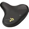 DDK PINNAMAX - Sella per bicicletta per uomo e donna, extra confortevole, con imbottitura completa in memory foam, sella comoda oversize per peloton, cyclette, city bike e Cruiser