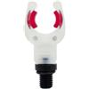 RUINBNC Testa per canna da pesca alla carpa con inserto luminoso per configurazioni in condizioni di scarsa illuminazione, forcella a forma di V, cuscinetti morbidi e base filettata per pescatori